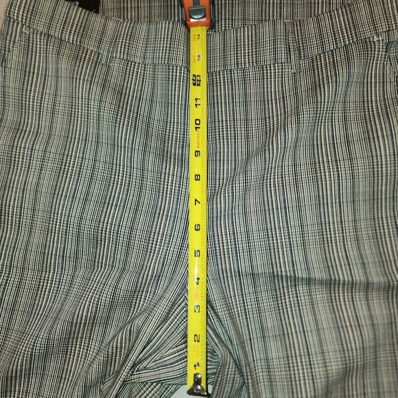 Rafaella Women's Pull-On Stretch Ankle Pant Size 14 Plaid Academia Preppy Office - Picture 10 of 11